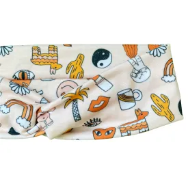 90's Stickers Knotties Headband
