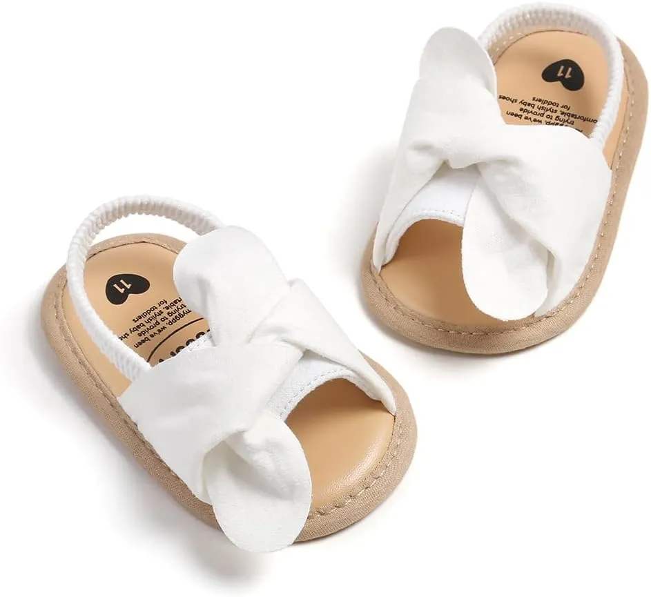 Baby Girls Sandals Summer Shoes Outdoor First Walker Toddler Girls Shoes for Summer