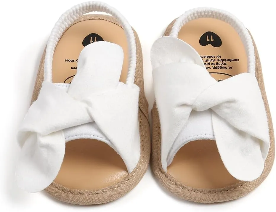 Baby Girls Sandals Summer Shoes Outdoor First Walker Toddler Girls Shoes for Summer