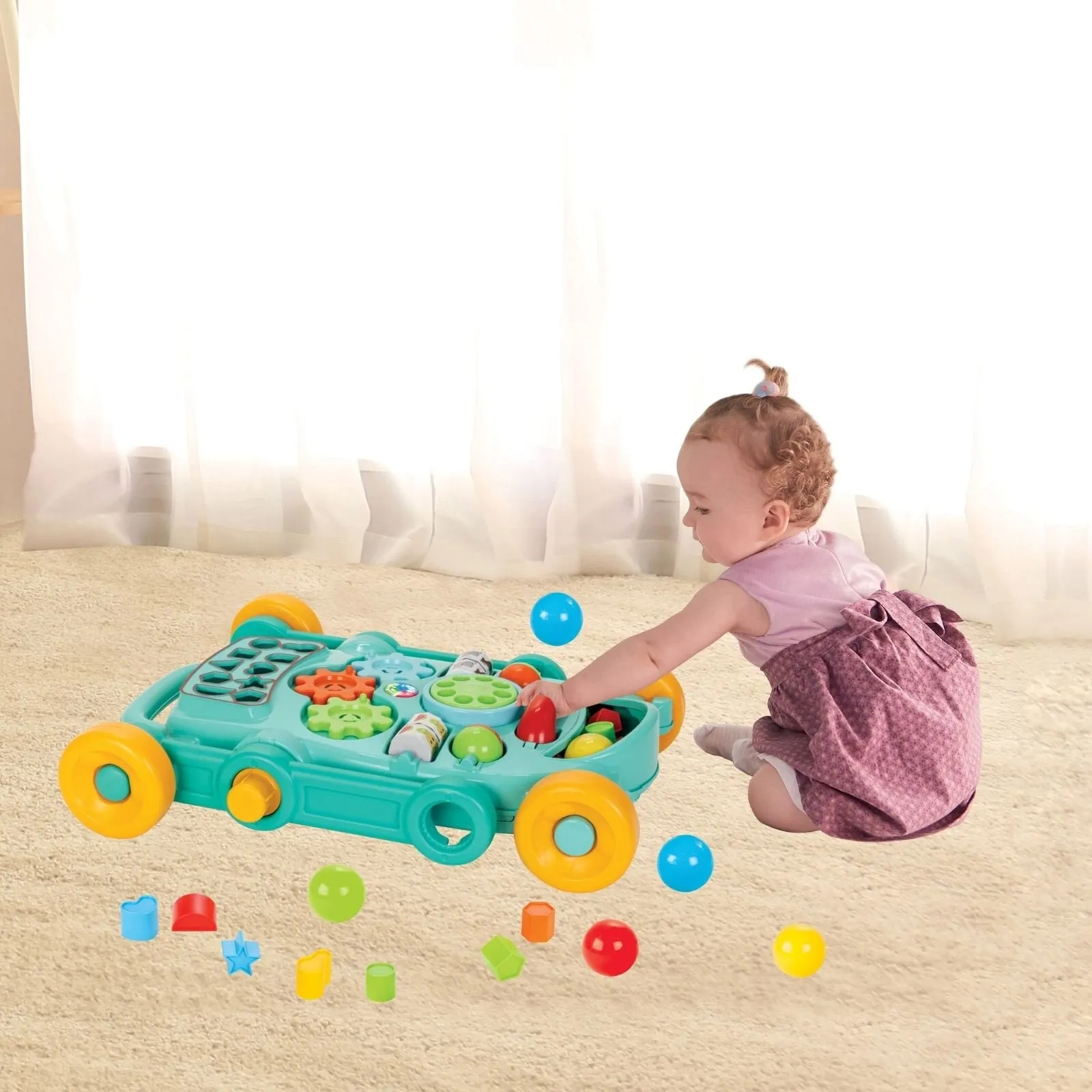 baby toys Happy First Step Baby Walk Car