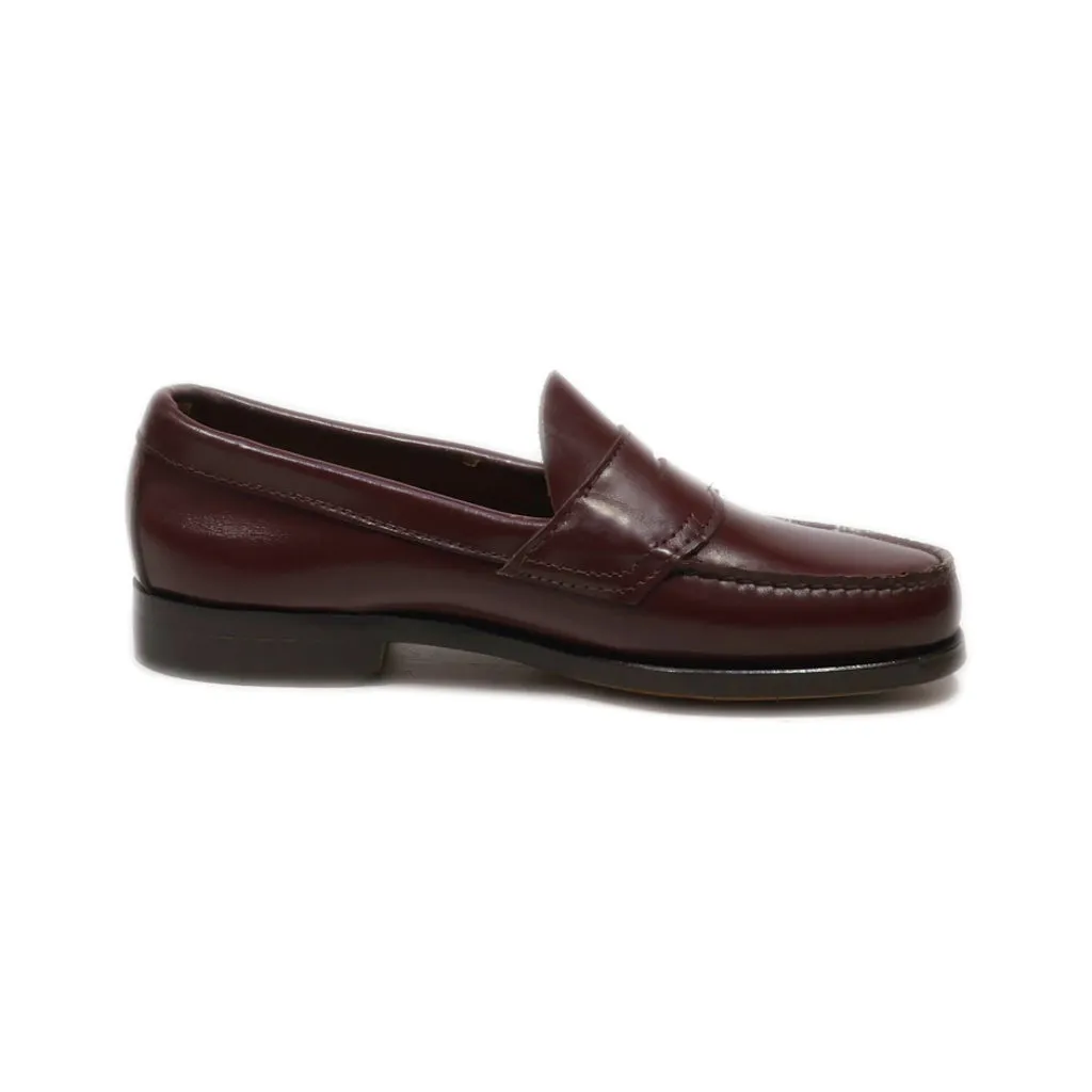 Bass Gh Bass & Co Loafers Leather Brown Colour For Women