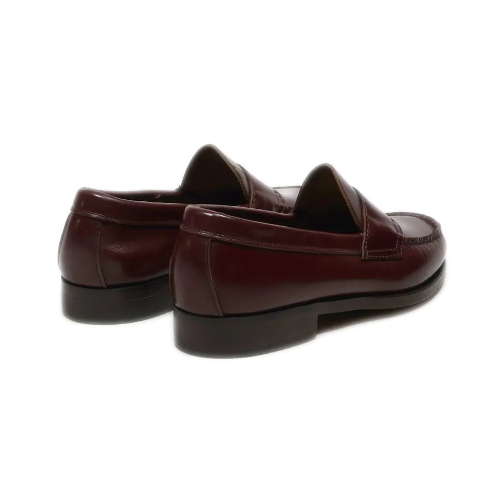 Bass Gh Bass & Co Loafers Leather Brown Colour For Women
