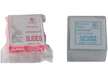 Blank Microscope Slides & Cover Slips