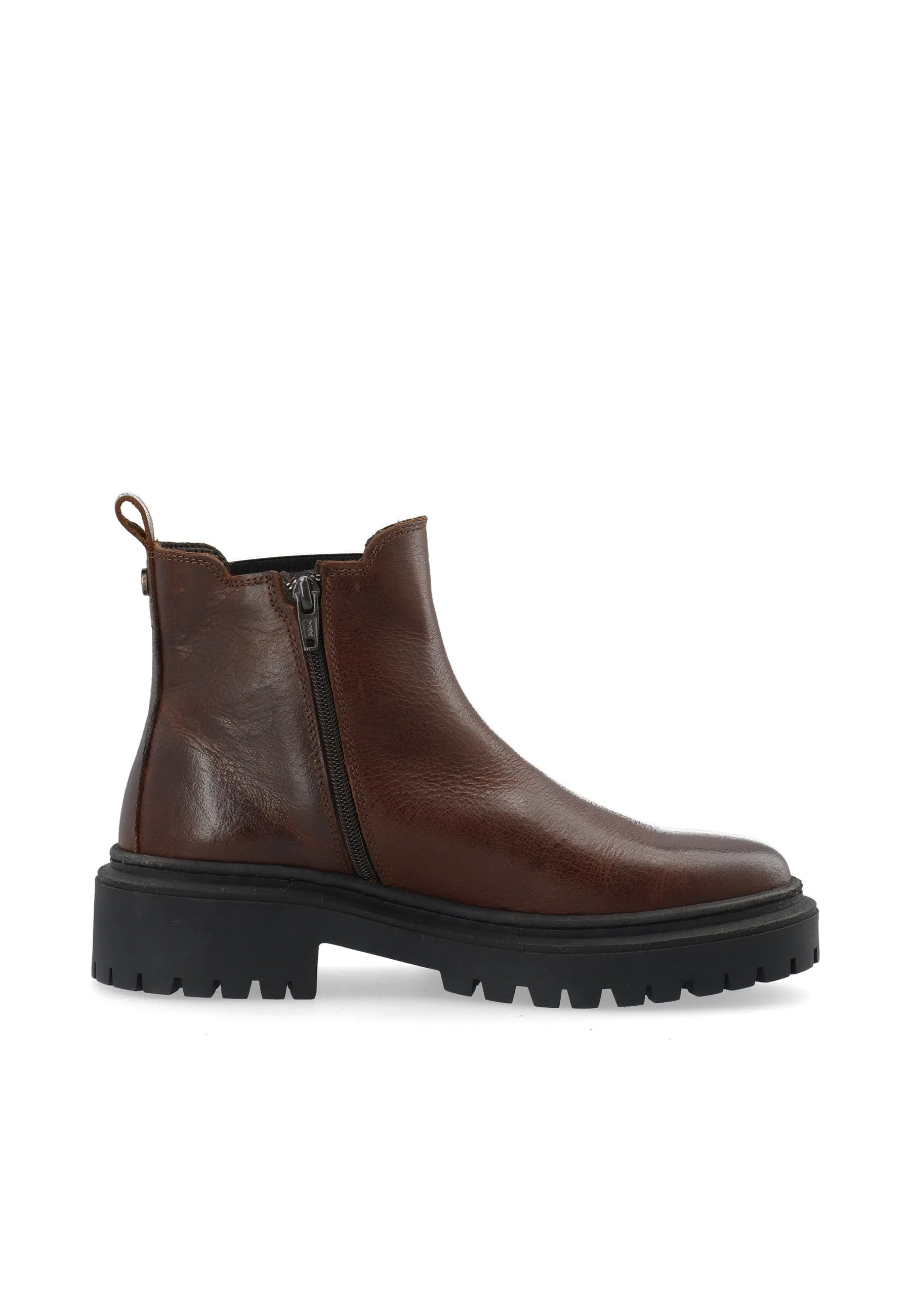 CASLEA Chelsea Boot W. Inside Zip Pull Up Leather