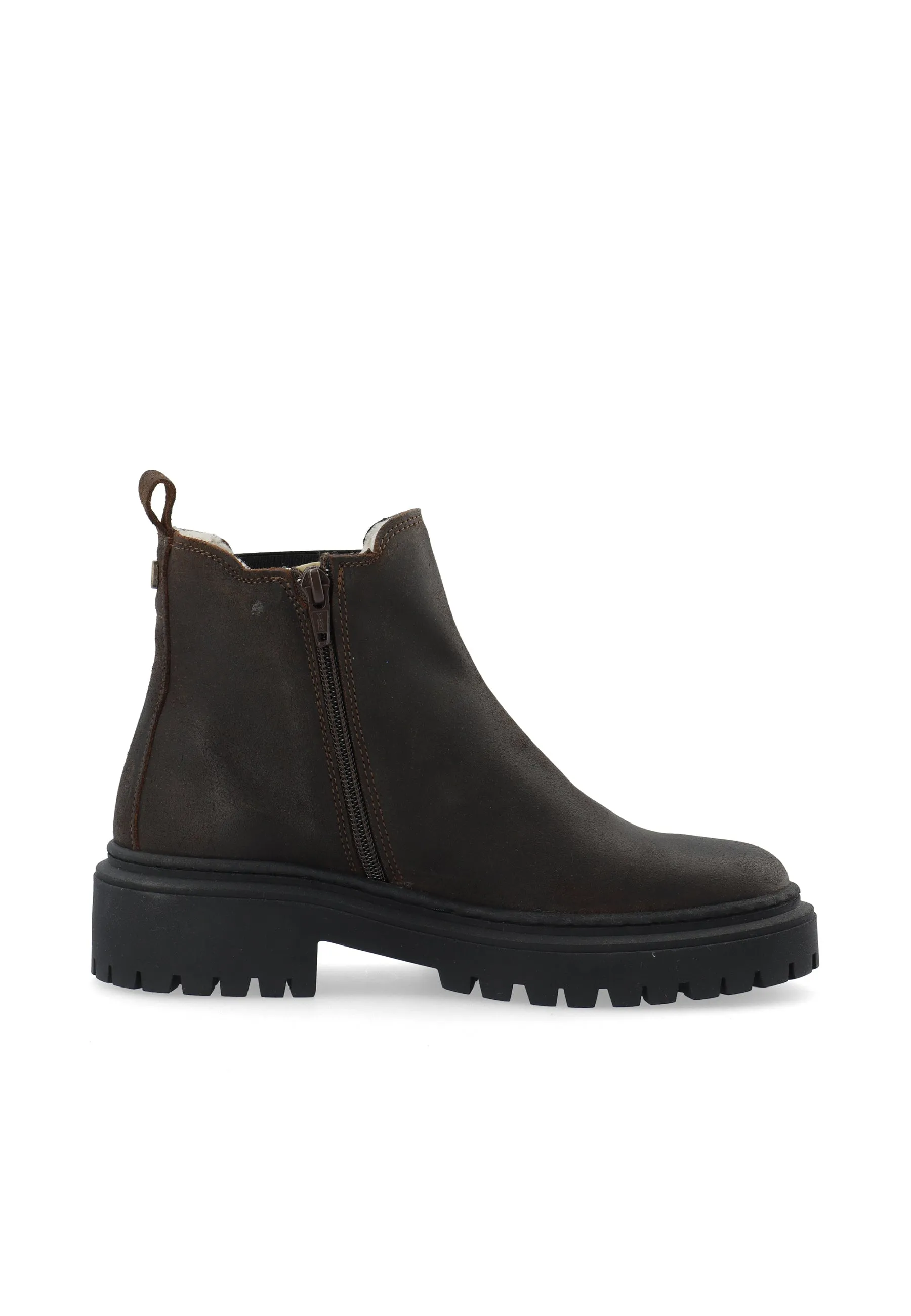 CASLEA Chelsea Boot Warm Lining Oil Suede
