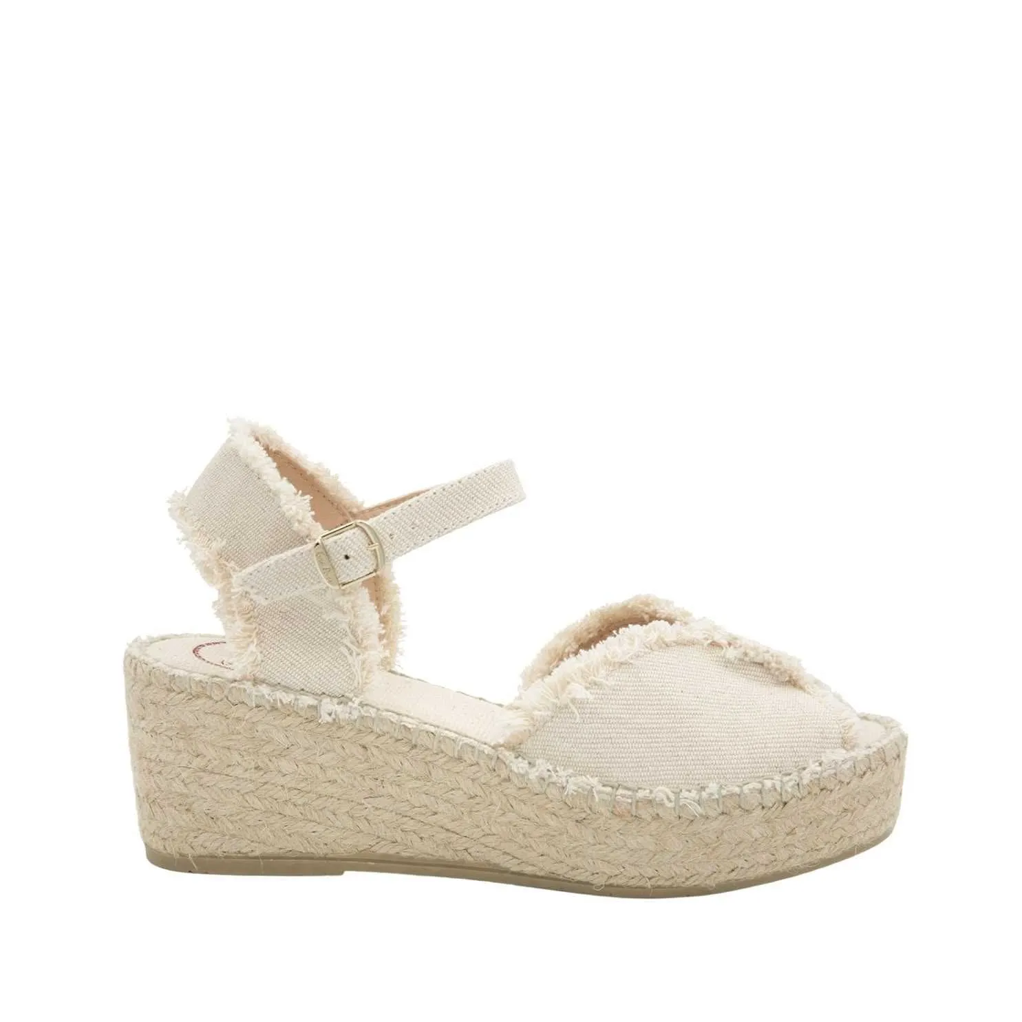 Cotton Wedge Espadrille for Women - Isaura