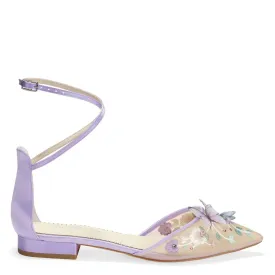 Everly - Garden Party Butterfly Flats - Lavender