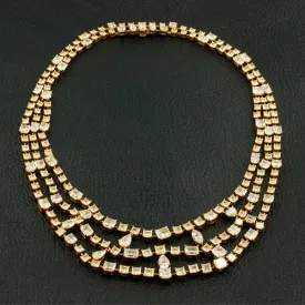 Fancy Color Diamond Necklace