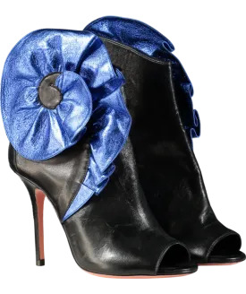 JF London Black Ankle Boot Heels UK 6 EU 39 👠