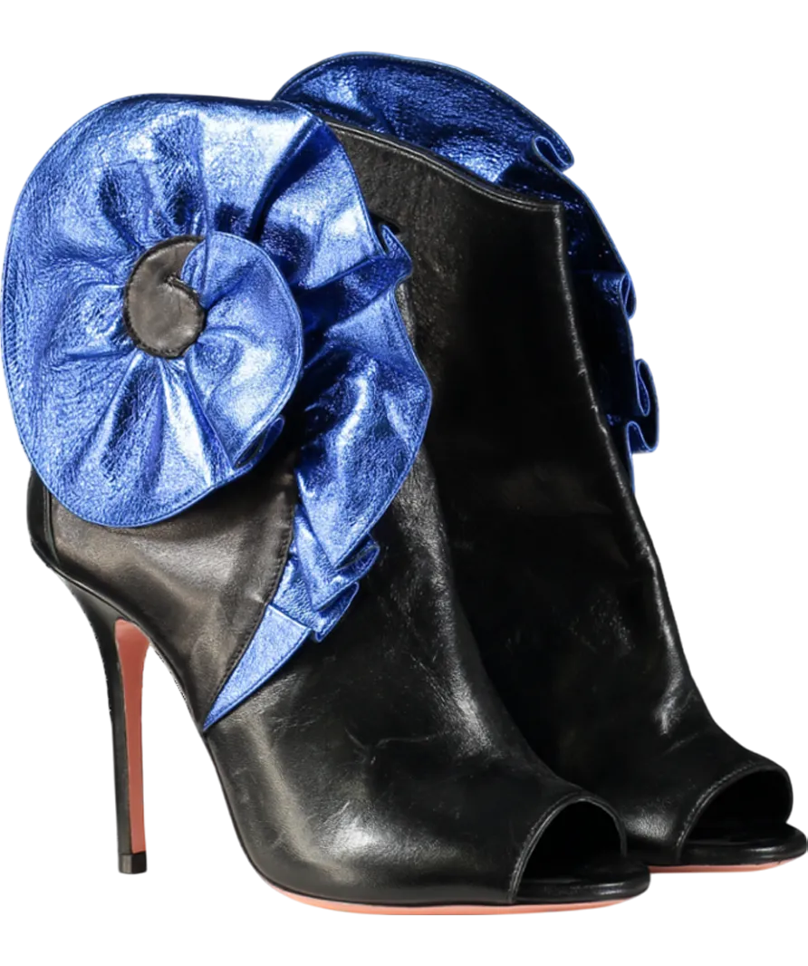 JF London Black Ankle Boot Heels UK 6 EU 39 👠