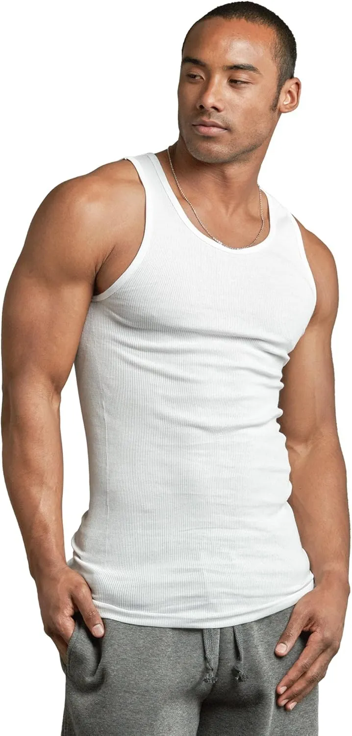 Knocker Men's 3 pc Tank Top Undershirts A-Shirt