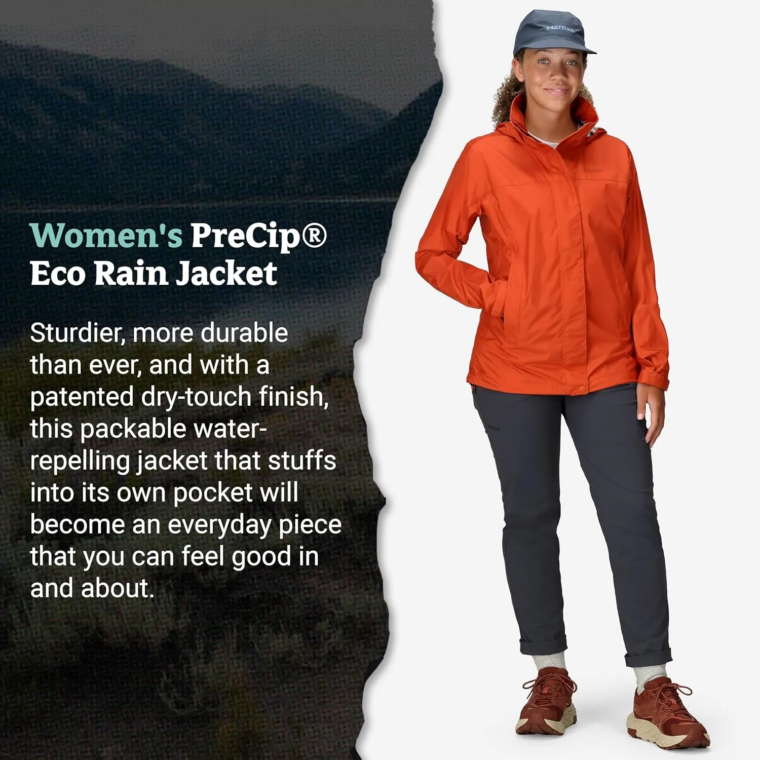 MARMOT Women??s Precip Eco Lightweight & Waterproof Rain Jacket