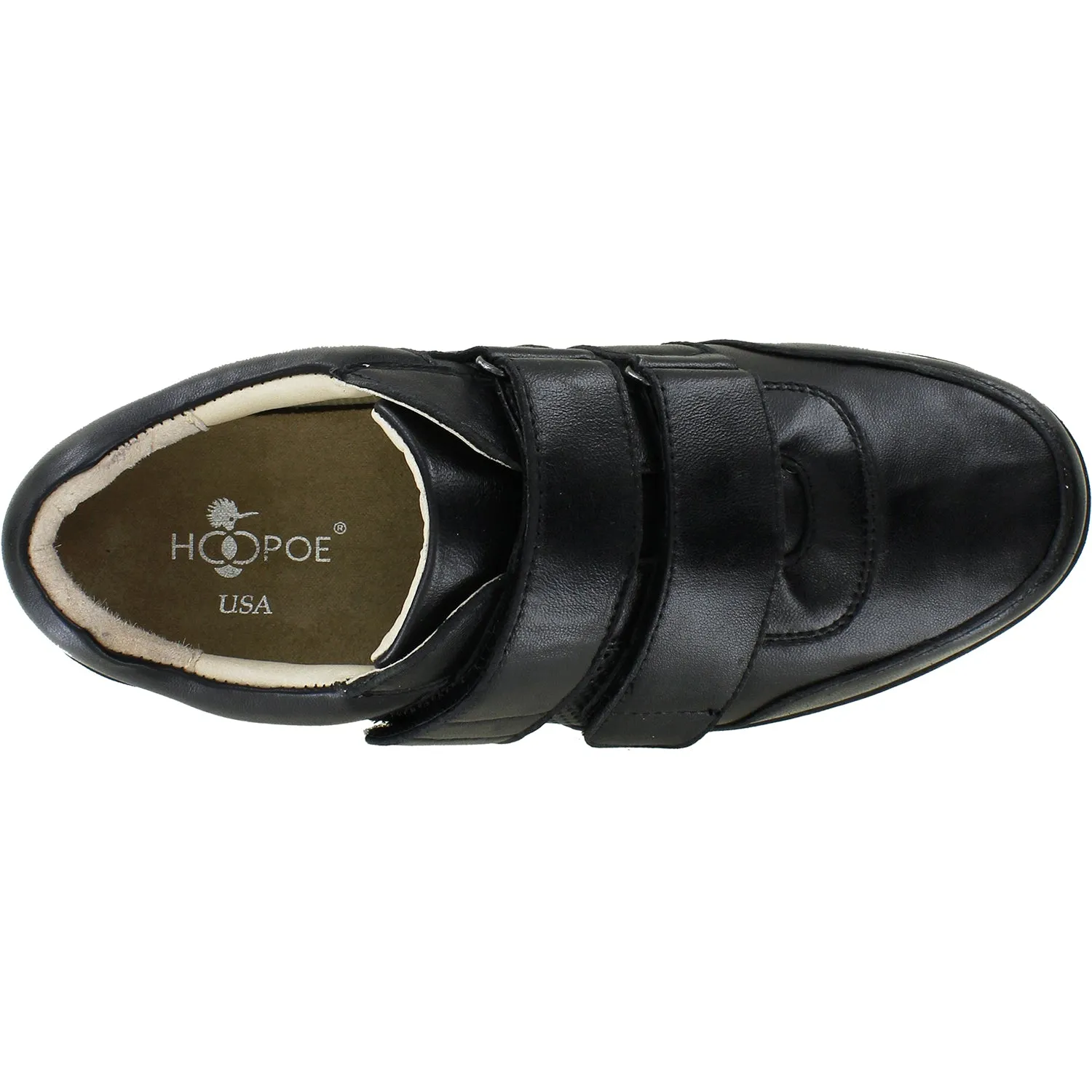 Men's Hoopoe Marvin Black Leather