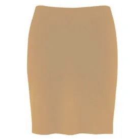 Mini Half Skirt Slip - Nude