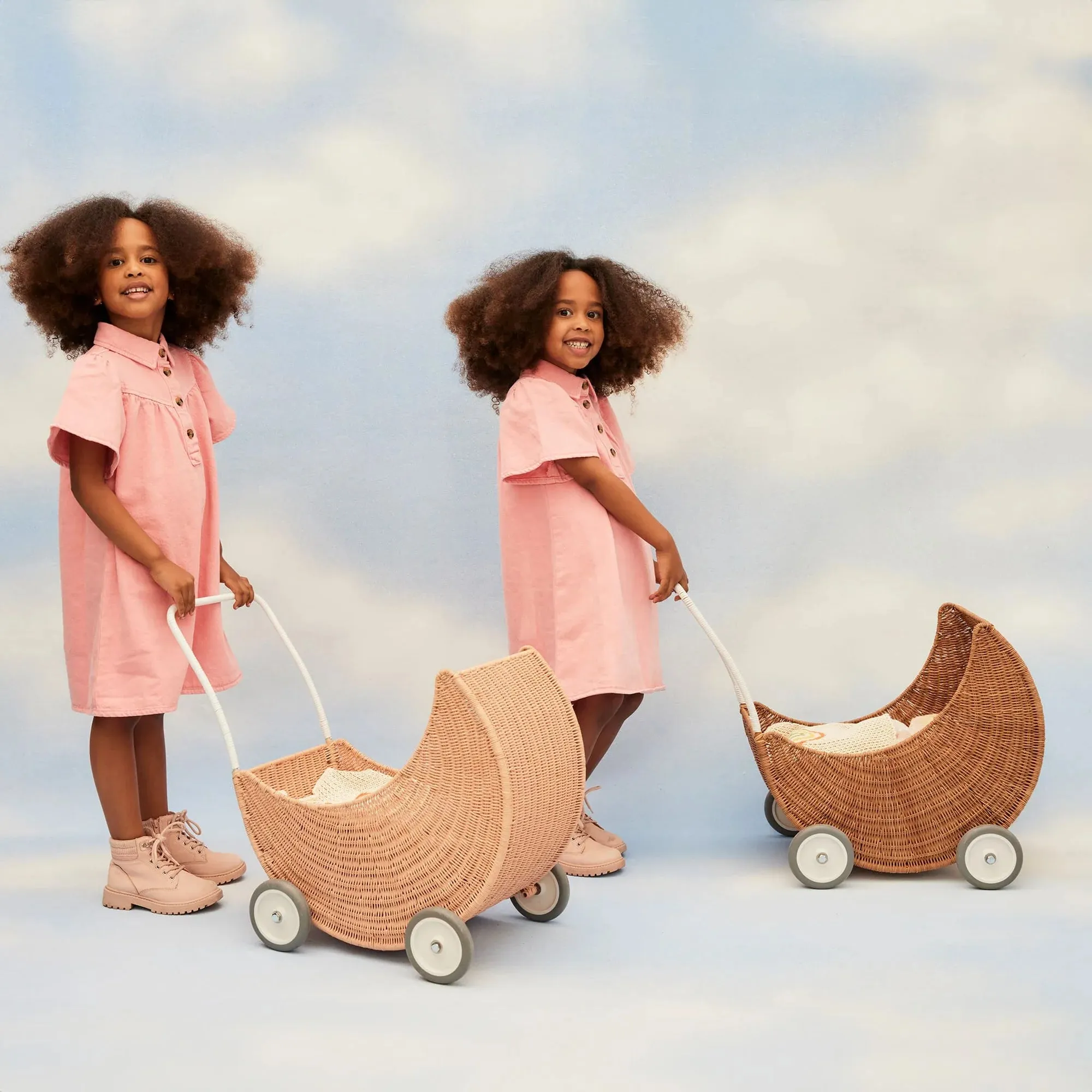 Olli Ella Moon Strolley - Seashell Pink