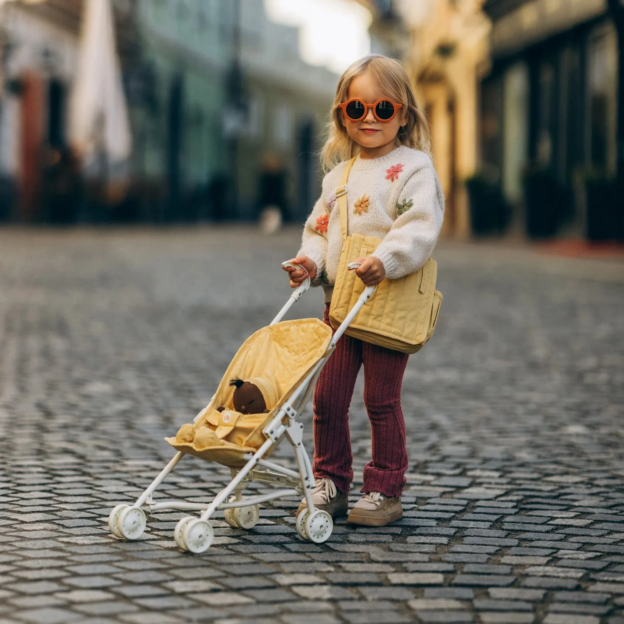 Olli Ella Sollie Stroller - Honey