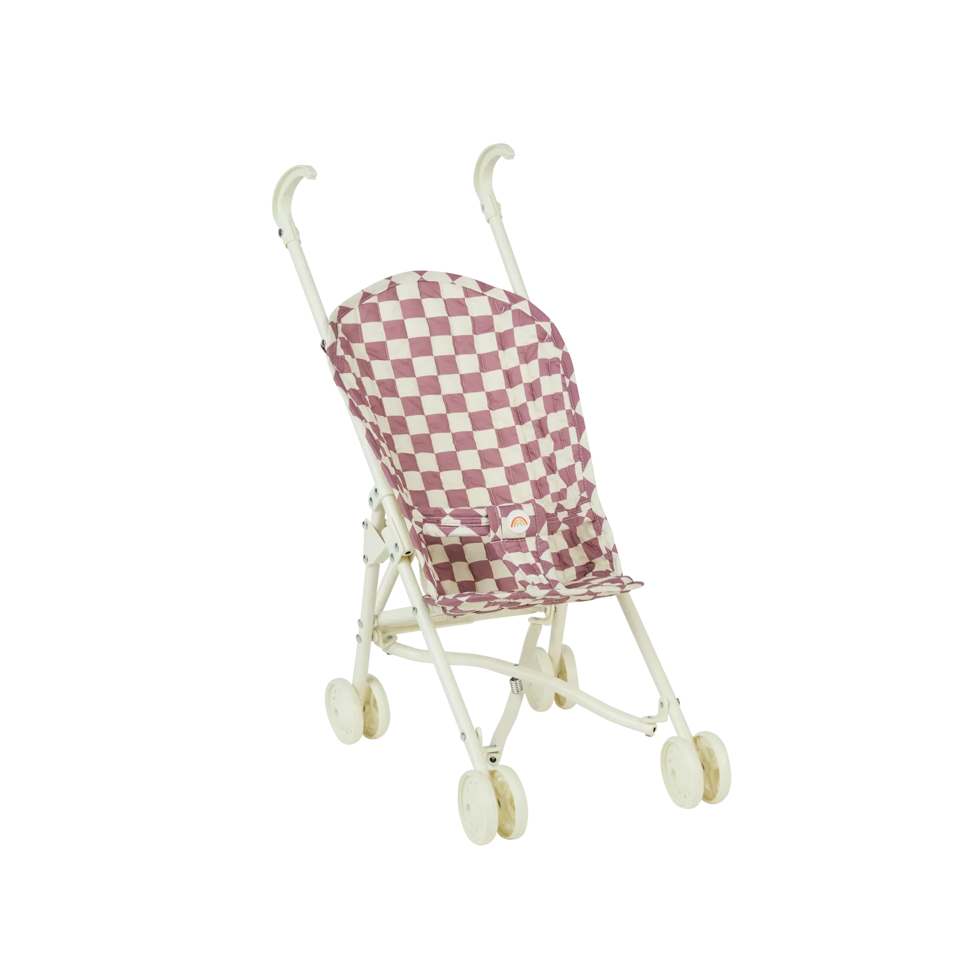 Olli Ella Sollie Stroller - Plum Check