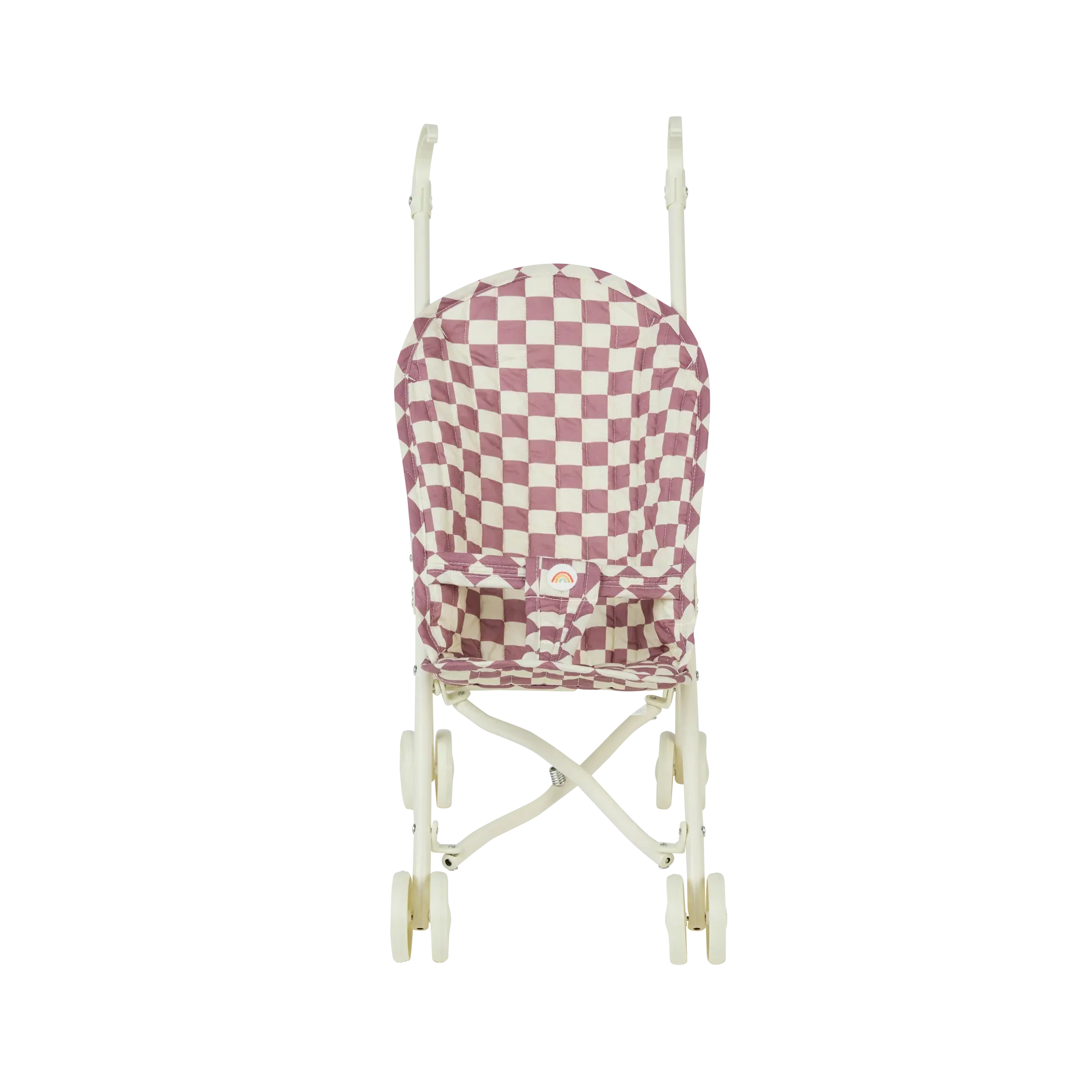 Olli Ella Sollie Stroller - Plum Check