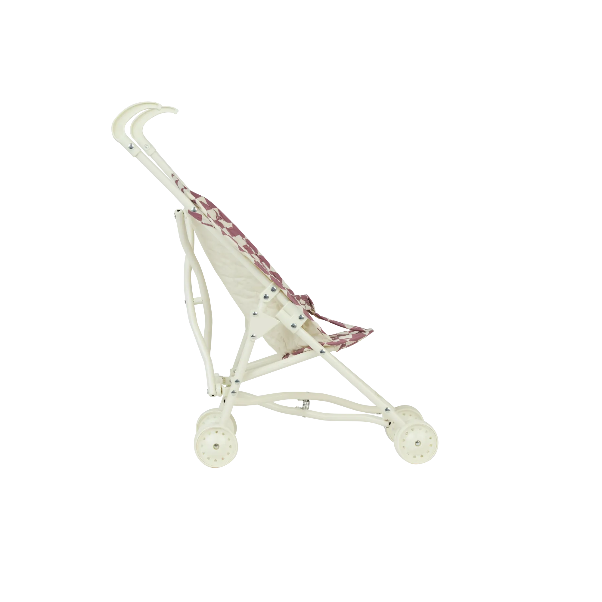Olli Ella Sollie Stroller - Plum Check