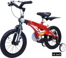 R for Rabbit Tiny Toes Jazz Bicycle |14 Inch- Red