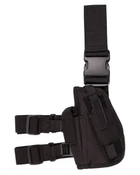 Right Handed Drop Leg Adjustable Holster Black