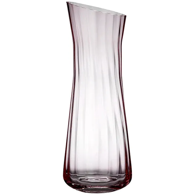 RIPPLE BLUSH VASE/CARAFE