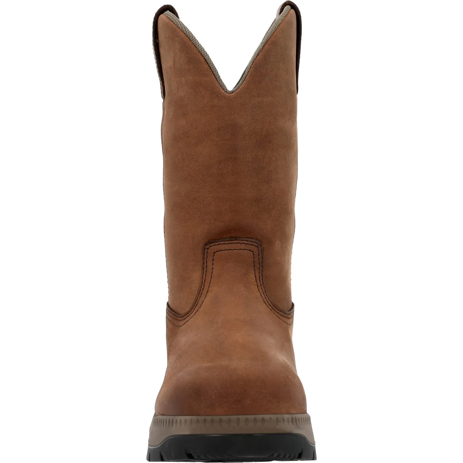 Rocky Mens Worksmart WP 11in Crazy Horse Leather Work Boots