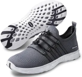SEEKWAY Mens Womens Water Shoes Quick Dry Aqua Shoes Barefoot for Beach Surf Hiking Pool Water Sports