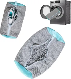 Shoe Washing Machine Bag: Shoe Bag for Washing Machine - Reusable Shoe Cleaning Bag for Sneaker Tennis Shoes Unstain Cleaner Kit