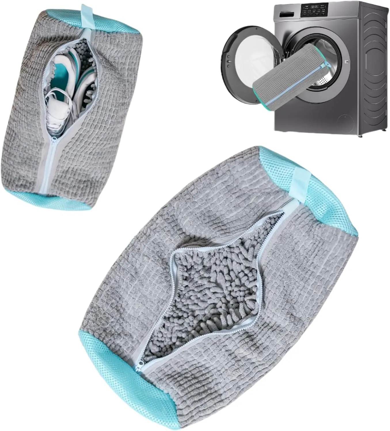 Shoe Washing Machine Bag: Shoe Bag for Washing Machine - Reusable Shoe Cleaning Bag for Sneaker Tennis Shoes Unstain Cleaner Kit