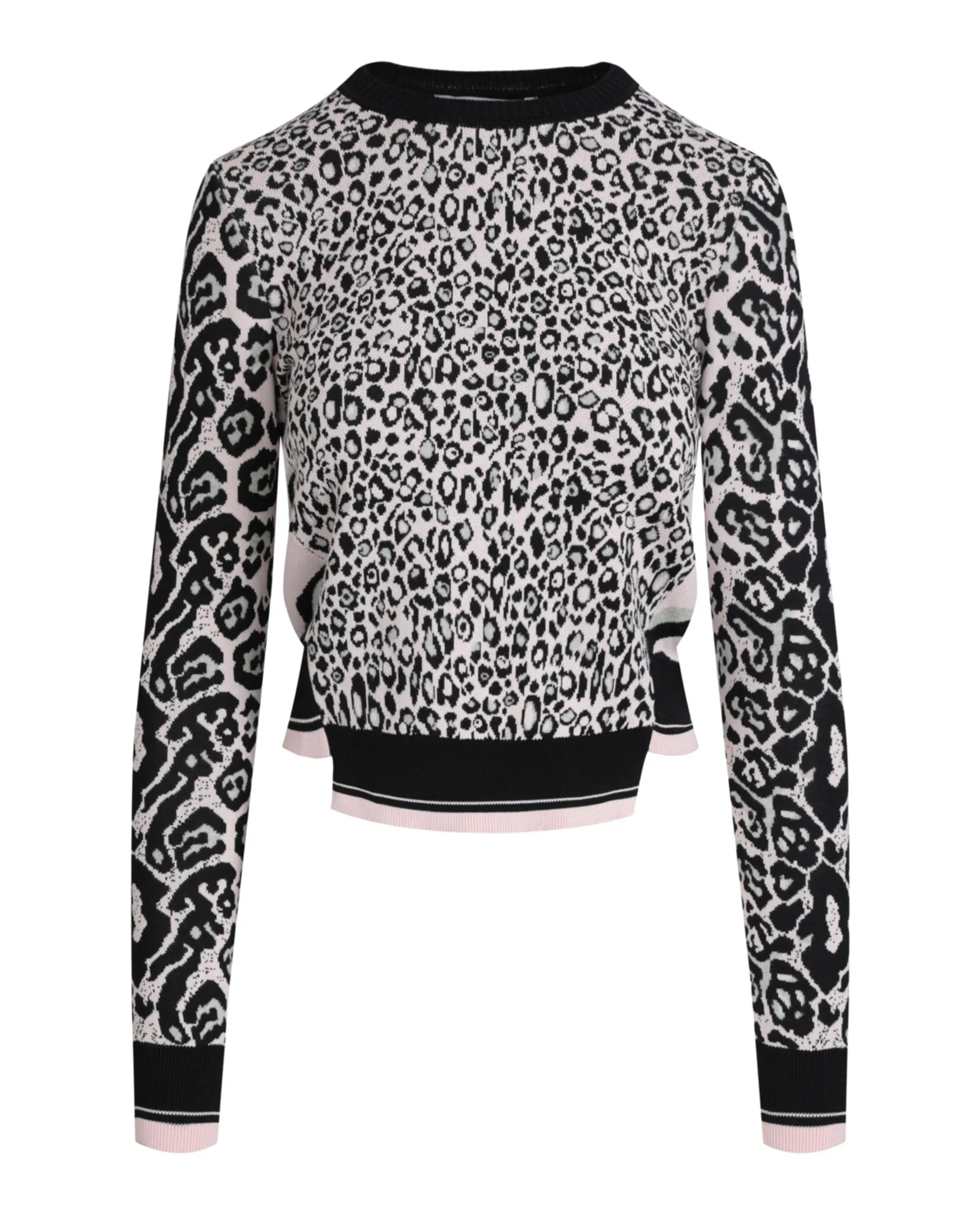 Stella McCartney Leopard-Print Woolblend Sweater