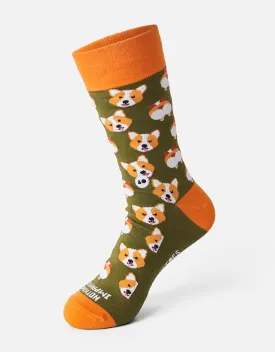 Talking Toes - Impawsible Corgi Sock