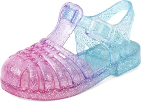 The Children's Place Baby Girls and Toddler Jelly Fisherman Sandals, Ombre Multicolor