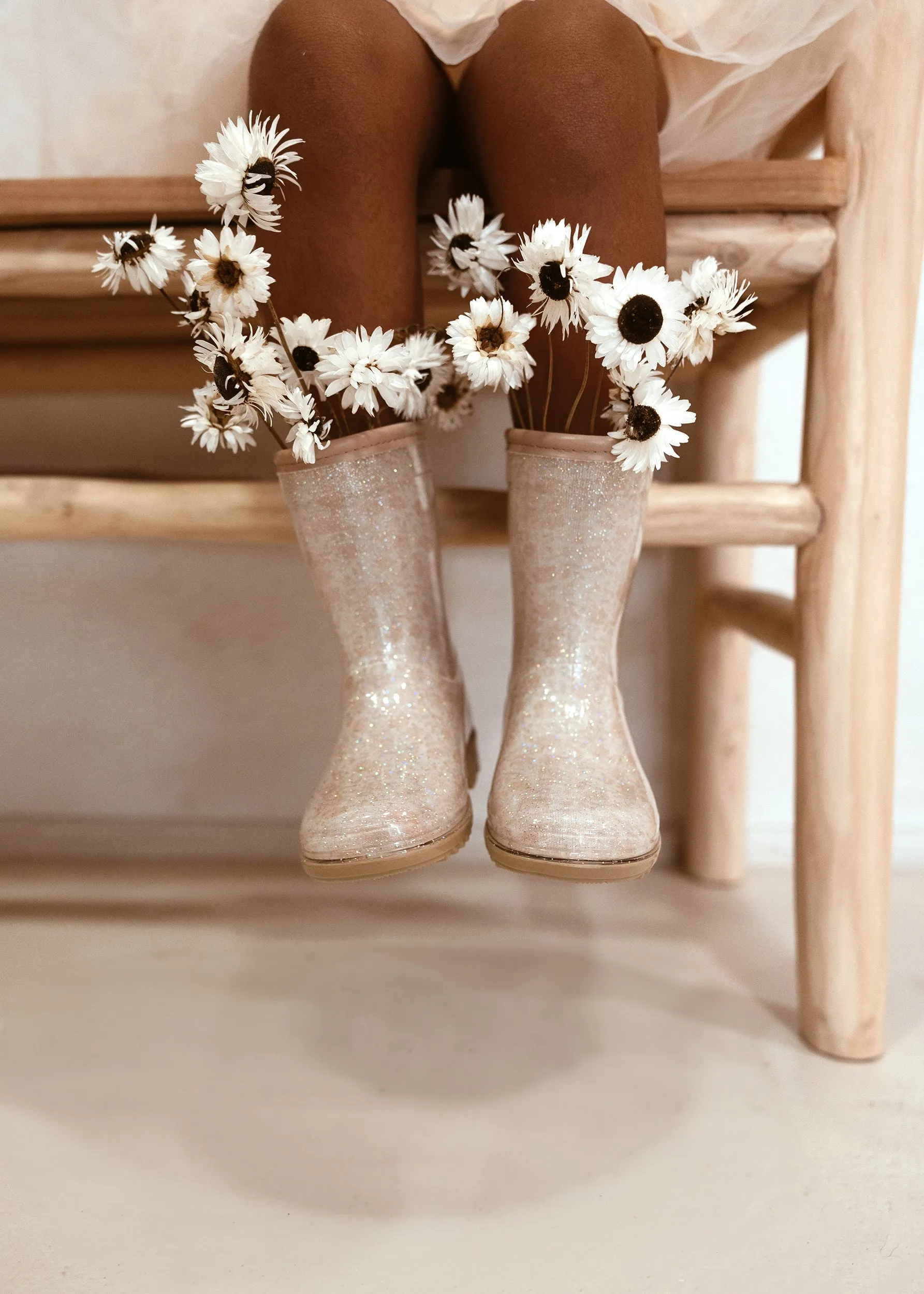 Wellies - Rain boots - Bouquet Silhouette - Glitter