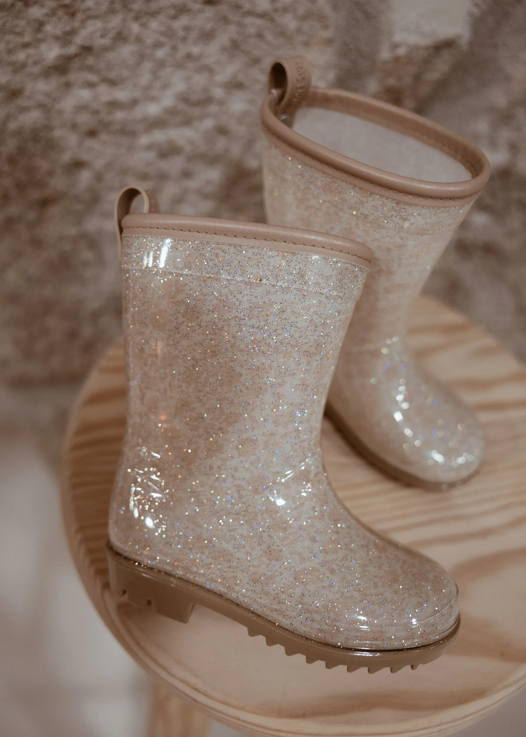 Wellies - Rain boots - Bouquet Silhouette - Glitter